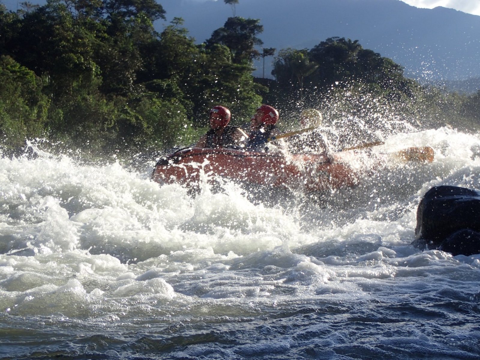Rafting in Banos Ecuador
