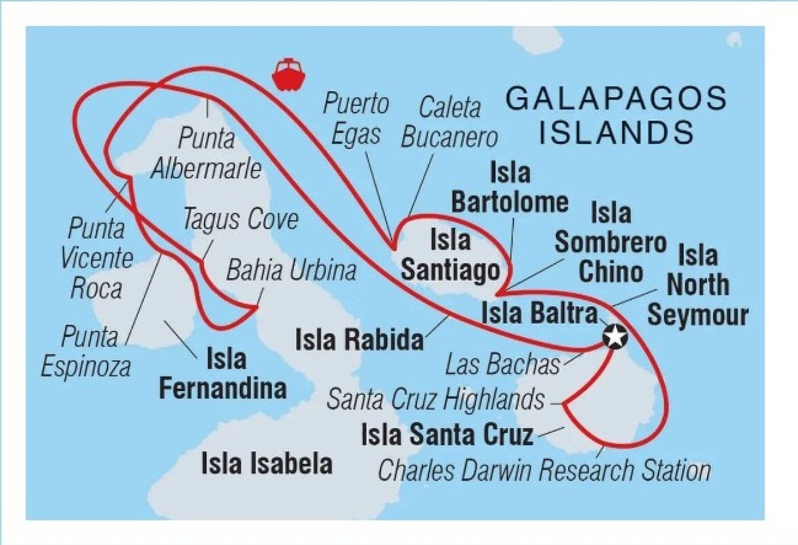 8 Días A - Crucero Grand Daphne Galapagos