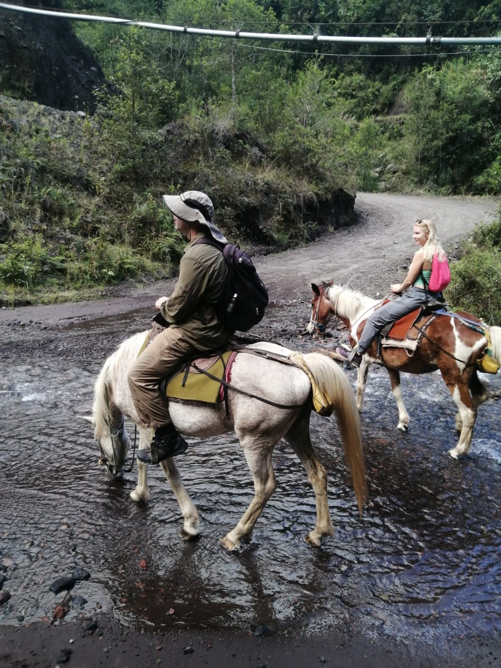 Horseback riding in Baños, Ecuador