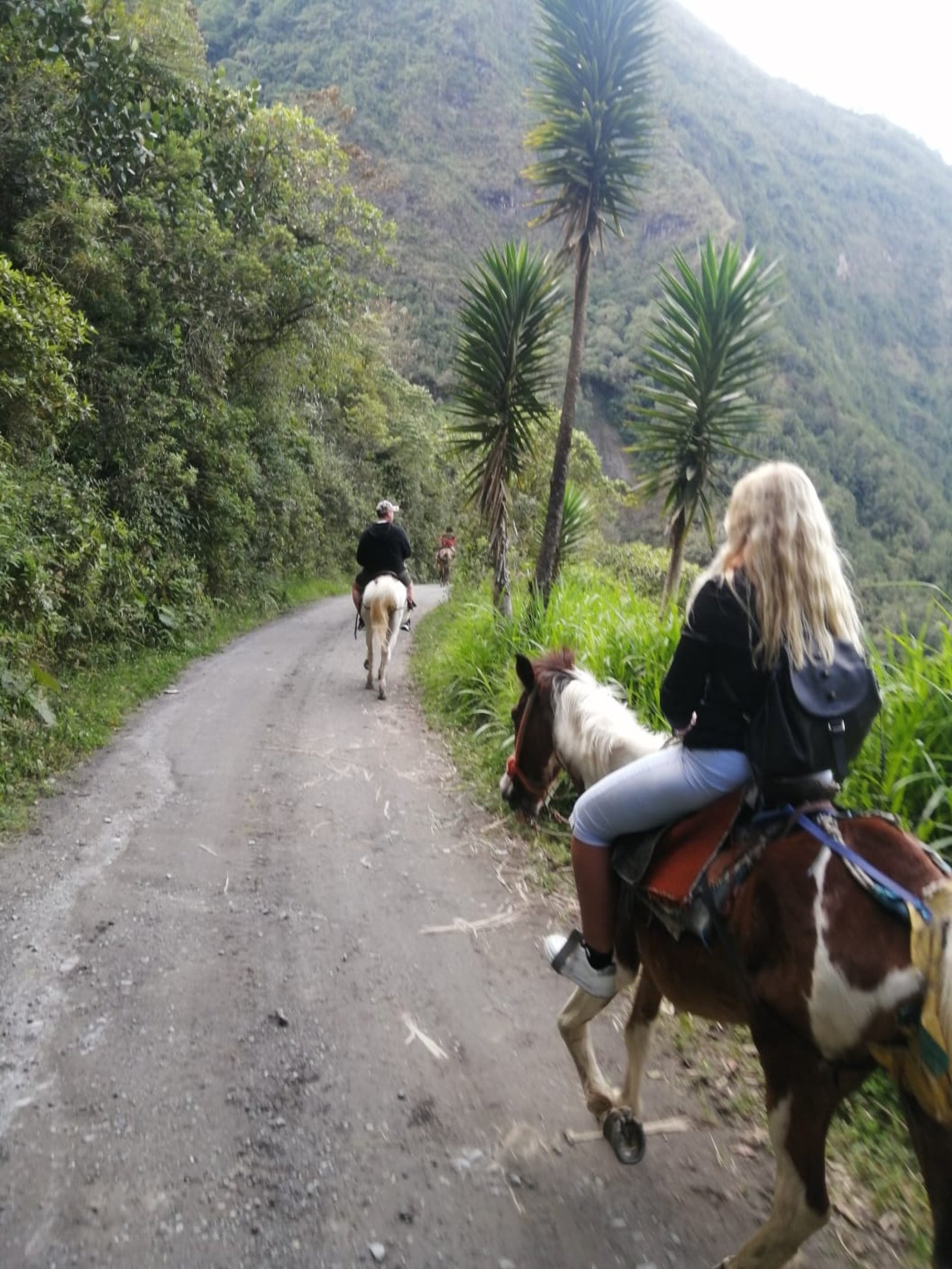 Horseback riding in Baños, Ecuador