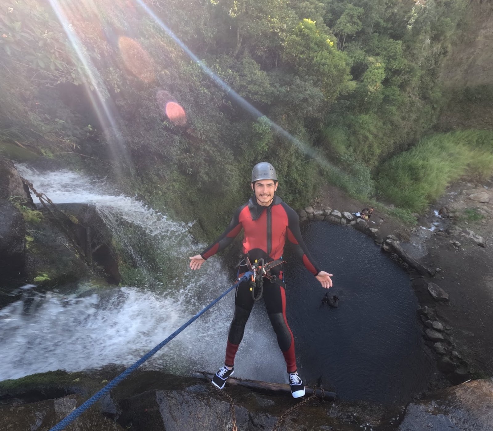 Canyoning Chamana Baños Ecuador