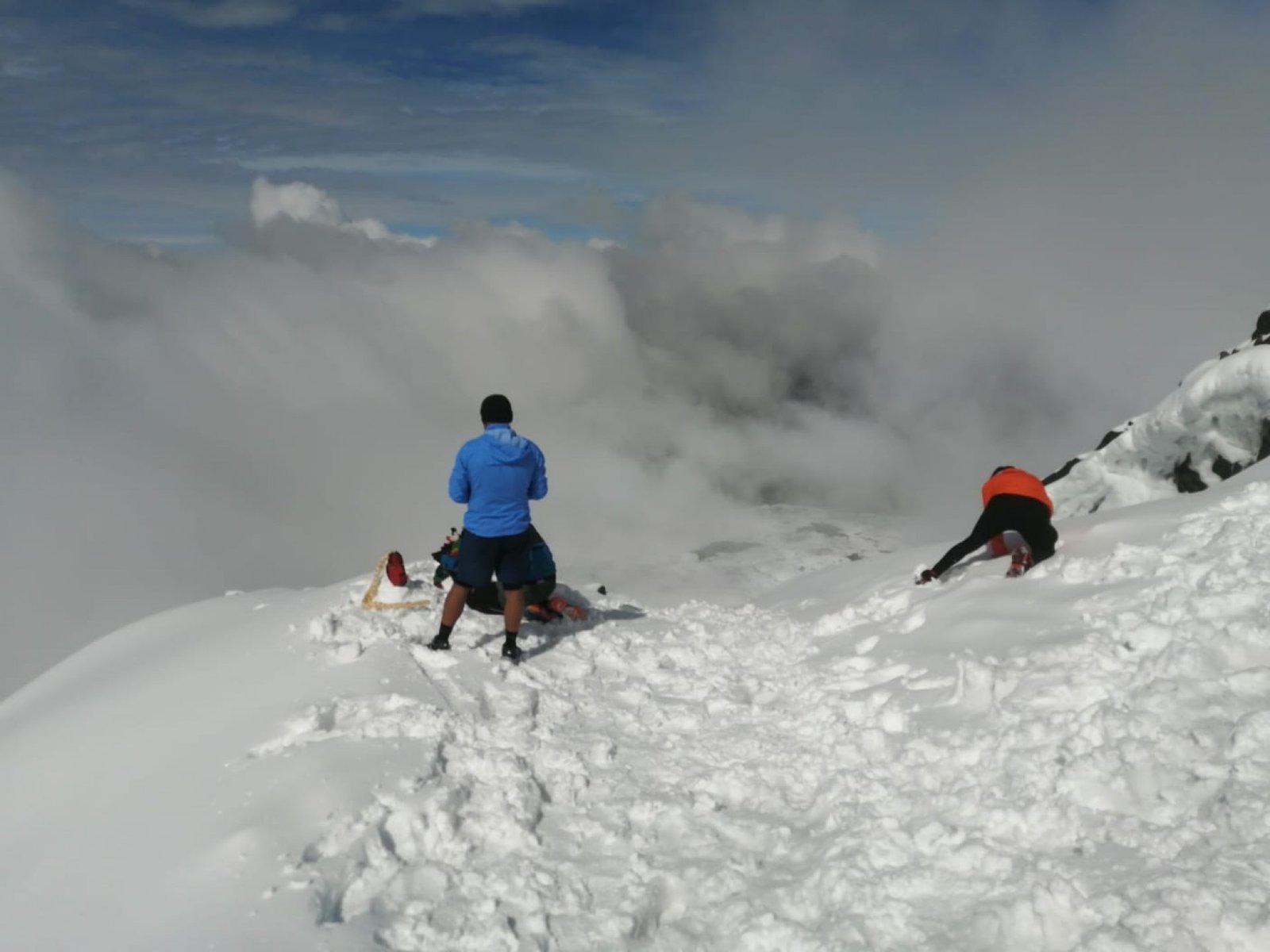 Cumbre al  Volcan Carihuairazo Ecuador