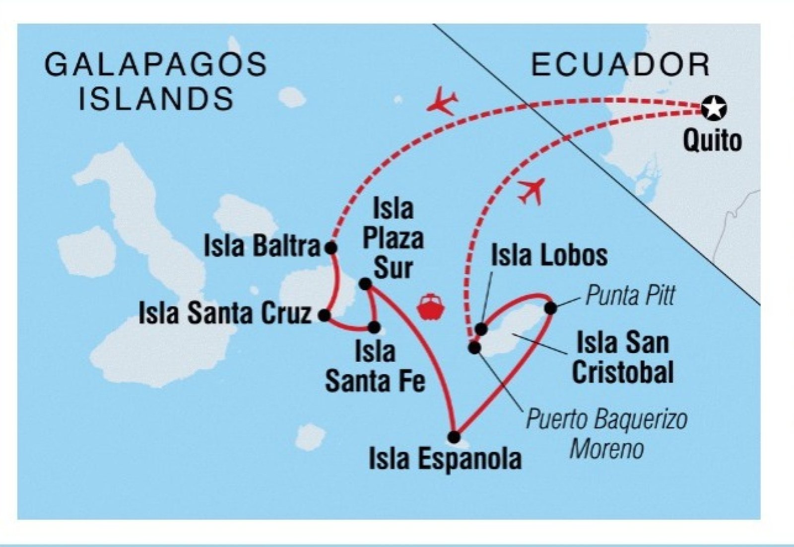 5 Day A - Grand Queen Beatriz Galapagos Cruise