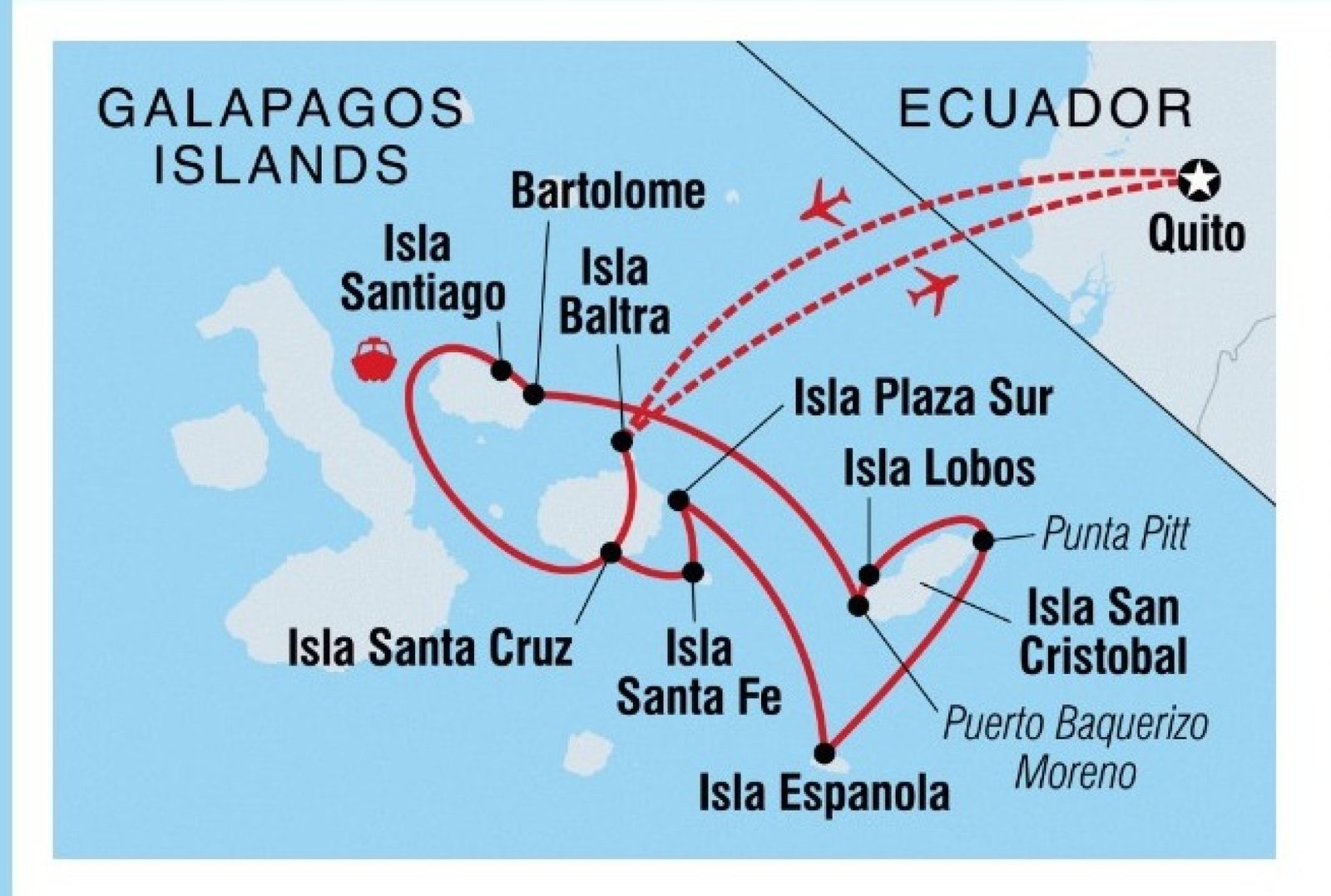 8 Day C - Galapagos Grand Queen Beatriz Cruise