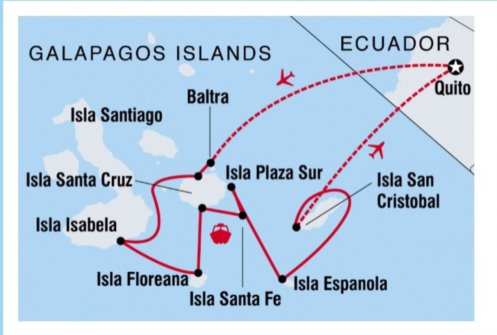 8 Day A - Galapagos Grand Queen Beatriz Cruise