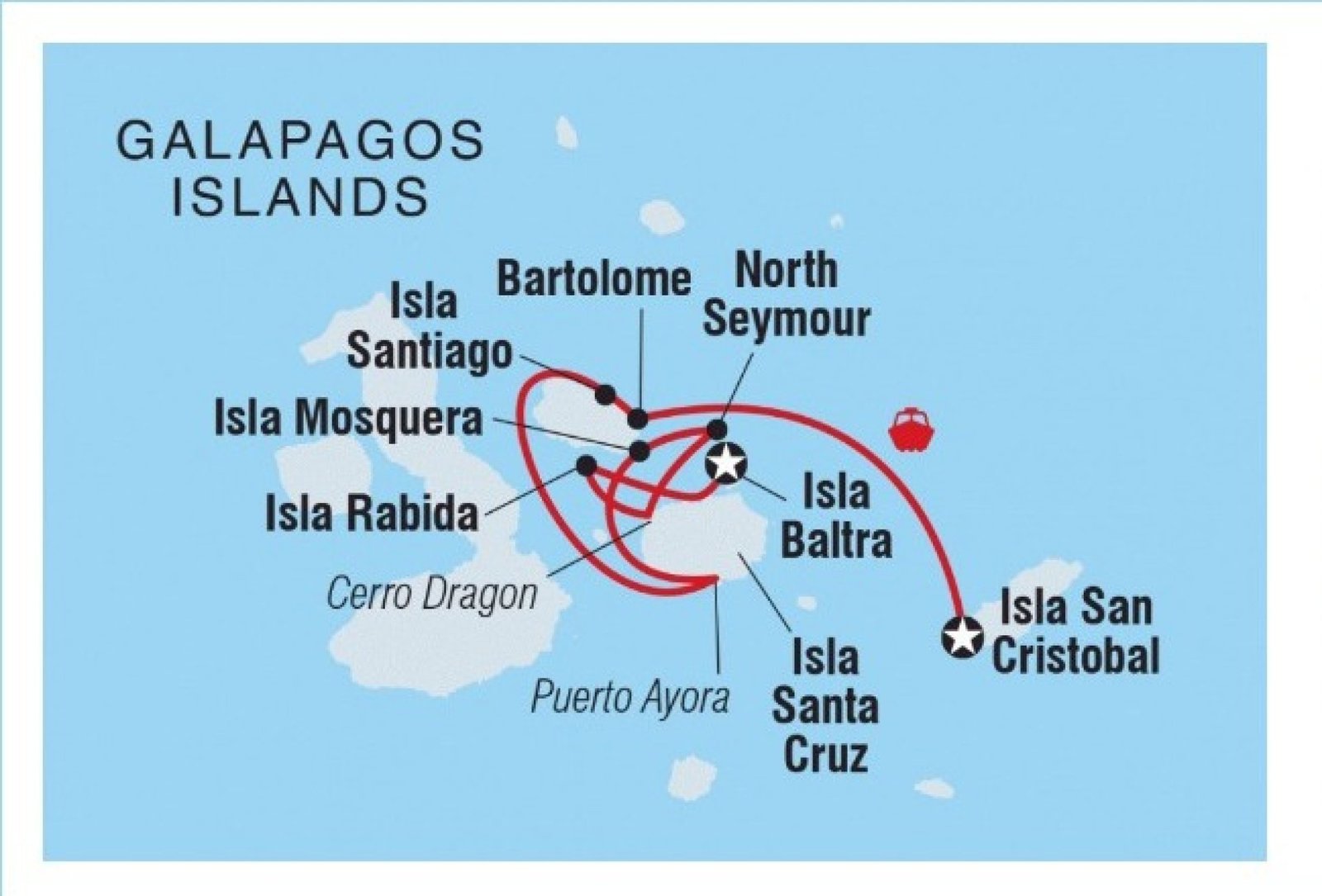 8 Day B - Galapagos Grand Queen Beatriz Cruise