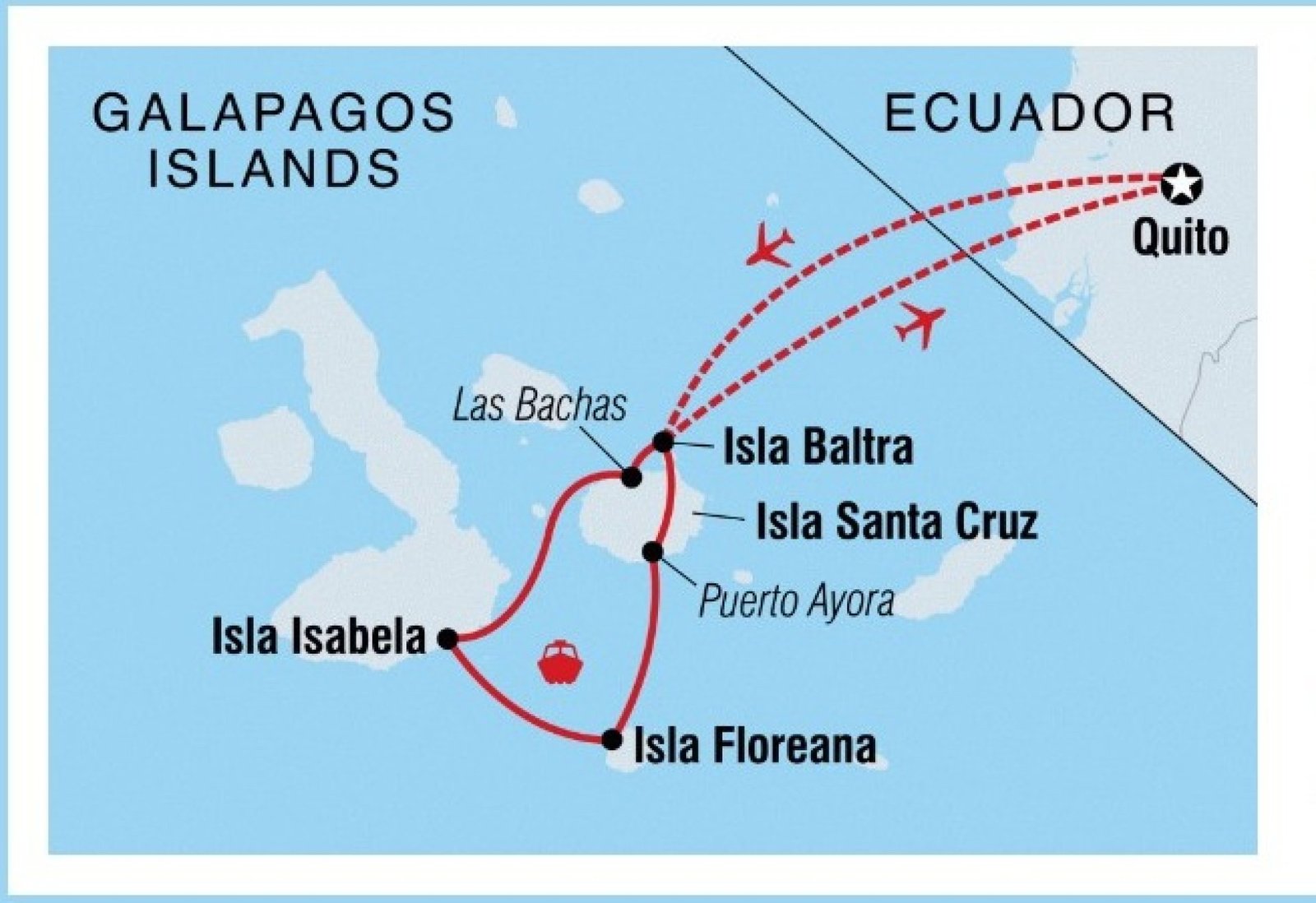 4 Day A - Grand Queen Beatriz Galapagos Cruise